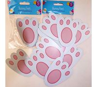 Gem Imports 60 Bunny Feet Markers - Ideal For Easter Egg Trail Hunt