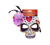 Gem Imports Assorted Sugar Skull Halloween Face Mask 23cm