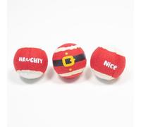 Gem Imports Christmas Pet Tennis Balls - Pack of 3
