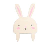 Gem Imports Easter Bunny Double Sided Garden Stake Wooden Outdoor Lawn Decoration, EAS7439OBGIMP