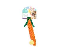 Gem Imports Easter Pet Rope Carrot Dog Toy 31cm - Cotton Knotted Chew Toy for Dogs, Durable Easter Themed Pet Toy