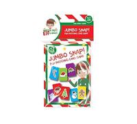 Gem Imports Elf Jumbo Snap Cards - 52 Piece Matching Card Game for Kids - Fun Christmas Elf Activity, Party Game & Stocking Filler