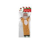 Gem Imports Elf Reindeer Costume - Christmas Elf Outfit with Cosy Reindeer Design - Fun Dress-Up Clothes for Naughty Elf Dolls & Festive Displays