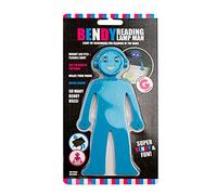 Gem Imports Flexible Novelty Reading Lamp | Portable Light Up Man | Study, Work, Repair, Craft & Bookmark Holder (Blue)