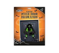 Gem Imports Green Witch Halloween Hanging Door Decoration 68cm