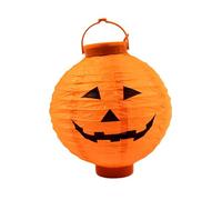 Gem Imports Halloween Pumpkin Light Up Indoor Lantern 22cm