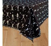 Gem Imports Halloween Skeletons See-Through Net Tablecover 178cm x 132cm