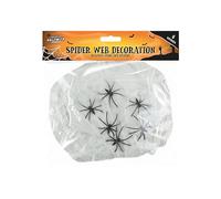 Gem Imports Halloween Spider Web Decoration With Spiders