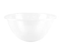 Gem Imports LTD Round White Plastic Mixing Bowl (28 cm) 1 Piece - Durable, Ideal for Cooking & Baking Needs