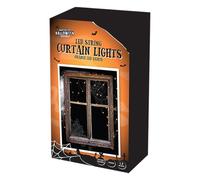 Gem Imports Orange Halloween LED String Light Curtain 1.2m