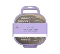 Gem Imports Pastel Lilac Easy Grip Grater with Container, KIT7509OBGIMPLIL