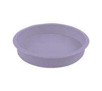 Gem Imports Pastel Lilac Silicone Round Non-Stick Baking Tray 18cm