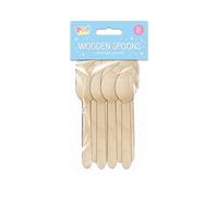 Gem Imports Pop Party BBQ Event Wooden Spoons - Pack of 20