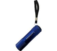 Gem Imports Procamp Super Bright Mini Torch with Batteries - Small, Light, Flashlight 9 LEDs (Blue)
