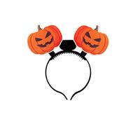 Gem Imports Pumpkin Halloween Light-Up Headband - Flashing Fancy Dress Bopper - Fun Costume Accessory for Kids & Teens
