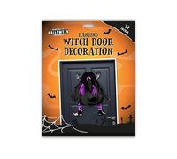 Gem Imports Purple Witch Halloween Hanging Door Decoration 68cm