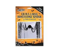 Gem Imports Spider Halloween 3D Paper Honeycomb Pendant Decoration 75cm