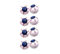 Gem Imports Spooky Eyeball Halloween Decorations 3.5cm - Pack of 9