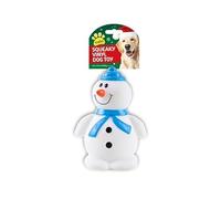 Gem Imports Squeaky Christmas Snowman Vinyl Dog Toy - Festive Holiday Pet Toy, Durable Chew & Play Toy for Dogs, Fun Xmas Stocking Filler