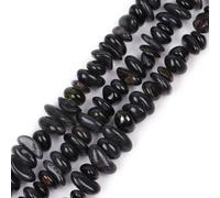 GEM-Inside 100pcs 6x8mm Freeform Gemstone Blue Tiger Eye Chips Beads Bracelet Beads for Jewellery Making Strand 15''