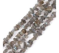 GEM-Inside 100pcs 6x8mm Freeform Gemstone Labradorite Chips Beads Bracelet Beads for Jewellery Making Strand 15''