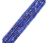 Gem-Inside 2x3mm Rondelle Stone Lapis Lazuli Natural Gemstone Heishi Spacer Beads for Bracelet Necklace Jewellery Making DIY Craft Project Strand 15"