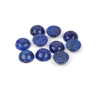 GEM-Inside 5Pcs 16mm Blue Lapis Lazuli Jasper Cabochons Stones Beads for Jewelry Making Bezels Tennis Statement Jewelry