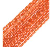 GEM-Inside Natural 3mm Orange Aventurine Round Gemstone Semi Precious Loose Beads for Jewellery Making 15''