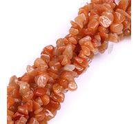 GEM-Inside Orange Aventurine Chips 5-8mm Gemstone Semi Precious for Jewellery Making 34" per Strand