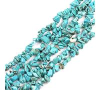 GEM-Inside Turquoise Chips 5-8mm Freeform Gemstone Semi Precious for Jewellery Making 34" per Strand