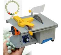 Gem Jewelry Polishing Machine, 750w Small Table Saw Electric Saw Cutter, Rock Grinder Polishing Machine with Flexible Shaft - Adjustable Speed & Angle, 0-10000r/Min