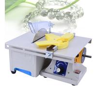 Gem Jewelry Rock Polishing Buffer Machine,750W Mini Table Rock Saw Jewelry Lapidary Equipment Bench Lathe Polisher Device 0-10000Rpm