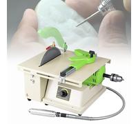 Gem Jewelry Rock Polishing Buffer Machine, Mini Table Rock Saw, 50mm Platform Cutting, DIT Jewelry Lapidary Equipment, for Home Making Hobbies