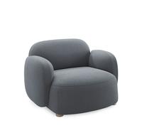 Gem Lounge Chair with armrest grey-blue Northern - 2731 Brusvik94
