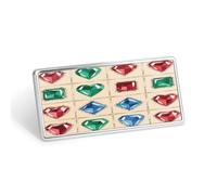 Gem Matrix Stainless Steel Name Plate with Pin,Durable Personalized Name Tags,Name Badge for Business Work Lable Sign 1.4 * 2.8 in