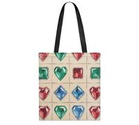 Gem Matrix Tote Bag-Aesthetic Shoulder Tote,shopping Bags-lightweight Reusable,handbag for Work Travel