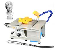 Gem Polishing and Grinding Machine with 750W Rock Cutting Saw - Multipurpose Table Tool for Jewelry, Jade, Metal, and Wood Carving