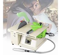 Gem Polishing Buffer Machine, 1380W Multifunction Table Saw, 500-7000RPM, for Home Hobbies