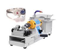 Gem Polishing Grinder, 750W Mini Table Rock Saw for Jewelry Making, Lapidary Equipment for Gemstones, Jade, Agate with 800-10000 RPM Speed