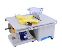 Gem Polishing Grinding Machine, 750W Multi-Voltage, Mini Table Rock Saw for Jewelry Lapidary, Bench Lathe Polisher, 0-10000 RPM