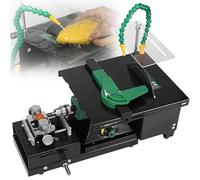 Gem Polishing Machine, 1850W Adjustable Speed with Water Pipe, for Precise Lapidary Craftsmanship