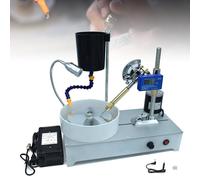 Gem Polishing Machine 2800rpm Jewelry Polisher 120W Flat Grinder for Lapidary Work with Digital Display and Mechanical Handle