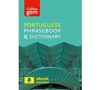 GEM PORTUGUESE PHRASEBOOK & DICTIONARY by Collins Dictionaries Paperback