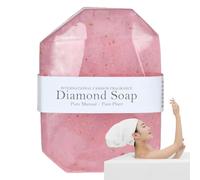 Gem Shaped Hand Soap,Natural Soap With Golden Foil - Cleansing Moisturizer, Scented Soap, Help Moisturizing Soften Dry Skin, Soap - For Face Body For Women And Men