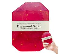 Gem Soap | Natural Moisturizing Gentle Bar Soap with Golden Foil,Cleansing Moisturizer, Bath Soap, Scented Soap for Face Body, Help Soften Dry Skin