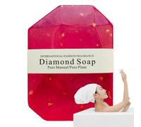 Gem Soap,Natural Moisturizing Gentle Bar Soap with Golden Foil - Cleansing Moisturizer, Scented Soap, Help Moisturizing Soften Dry Skin, Soap for Face Body for Women and Men Gomice