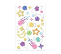 Gem Stickers - Galaxy. Self Adhesive Stick on Gems for Crafts, Scrapbooking, DIY & Face Decorations for Children 3+
