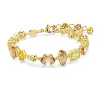 Gema bracelet, Mixed cuts, Yellow, 18K gold finish