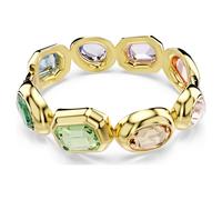 Gema cuff, Oversized crystals, Mixed cuts, Multicoloured, 18K gold finish