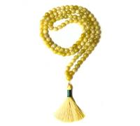 Gemaltic Healing Crystals Jap Mala 108 Beads 6mm Faceted Gemstone Mala Necklace 27 Inch for Meditation, Prayer, Yoga, Reiki Healing Crystal & Christian Rosary Use (Serpentine)